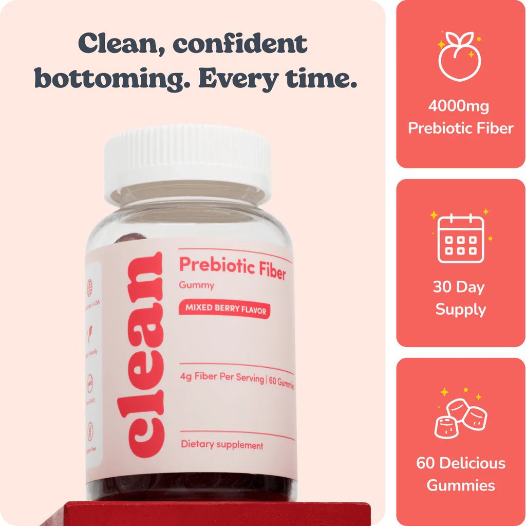 Peachy Clean Pre+Probiotic Fiber Gummies